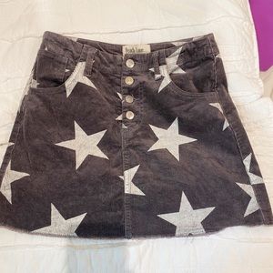 Purple star boutique mini skirt